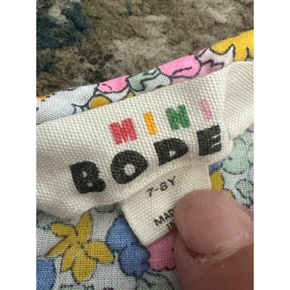 Mini Boden Girls' Multicolor Floral Print Pullover Dress Size 7-8 Years - Picture 7 of 7